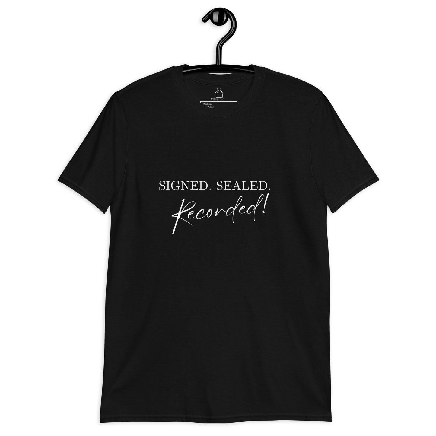 Signed, Sealed, Recorded!-Short-Sleeve Unisex T-Shirt